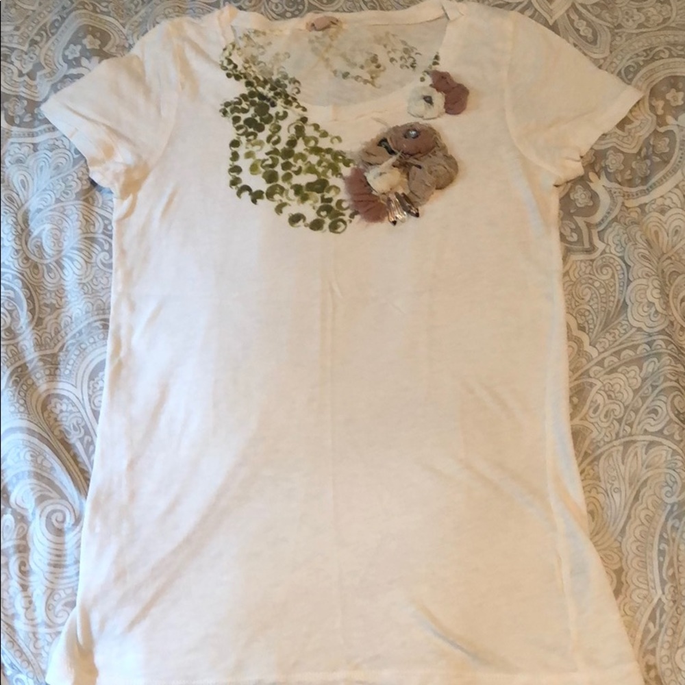 4/$20 J Crew Tee, floral, small